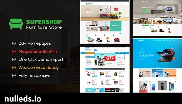 Supershop - Responsive WooCommerce Shopping WordPress Theme (6+ Homepage Layouts Ready)