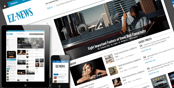 EZ-News Wordpress Theme