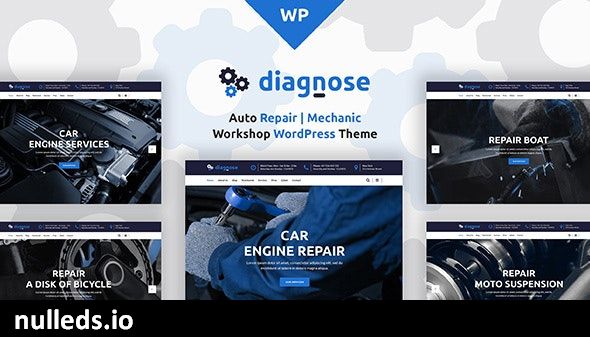 Diagnose - Auto Repair Services WordPress Theme