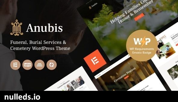 Anubis - Funeral & Burial Services WordPress Theme