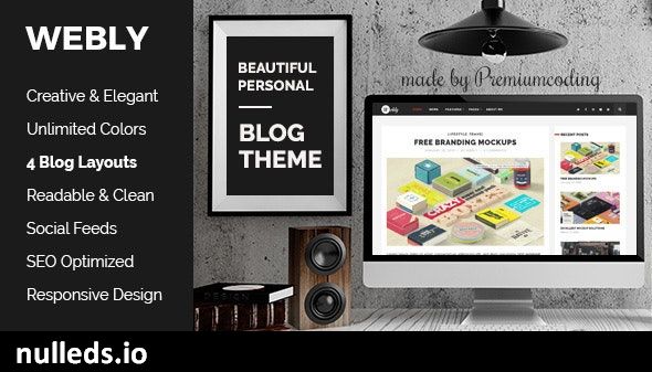 Webly - WordPress Blog Theme