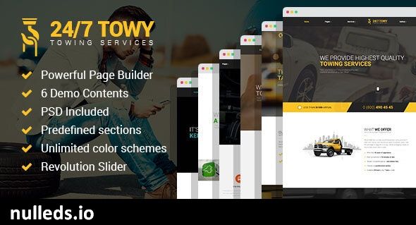 v1.5 Towy - Emergency Auto Towing and Roadside Assistance Service WordPress theme