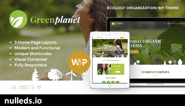 Green Planet | Environmental Non-Profit Organization WordPress Theme