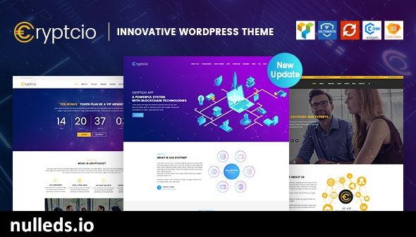 Cryptcio - Innovative WordPress Theme