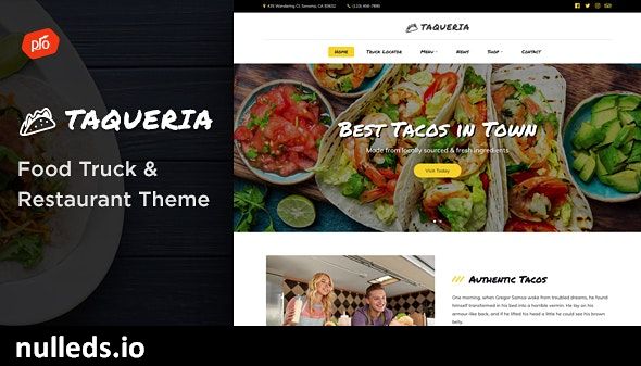 Taqueria - Food Truck & Restaurant Theme