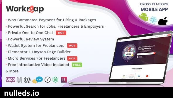 Workreap - Freelance Marketplace and Directory WordPress Theme