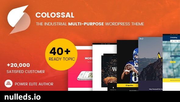 Colossal - Industrial multi-purpose WordPress Theme