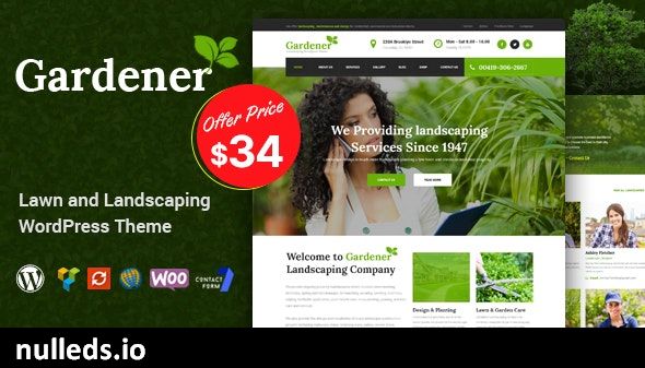 Gardener - Lawn and Landscaping WordPress Theme