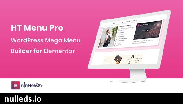 HT Menu Pro – WordPress Mega Menu Builder for Elementor