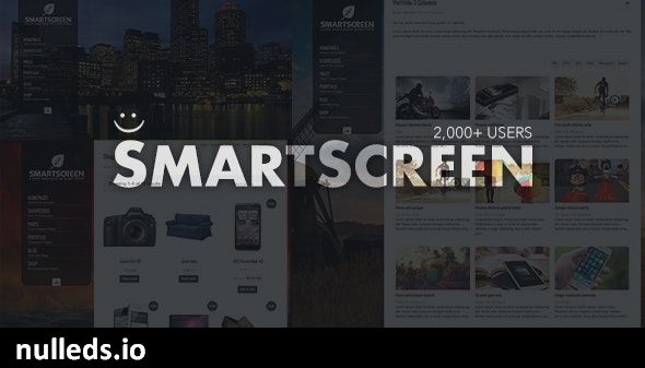 SmartScreen fullscreen responsive WordPress theme