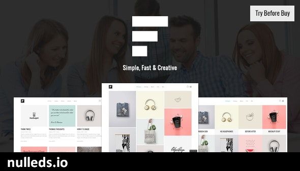 Fizz - Responsive Wordpress Portfolio Theme