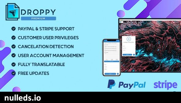 Premium subscription - Droppy online file transfer and sharing