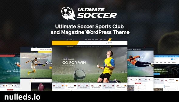 Ultimate Soccer News Magazine WordPress Theme - Sports Club