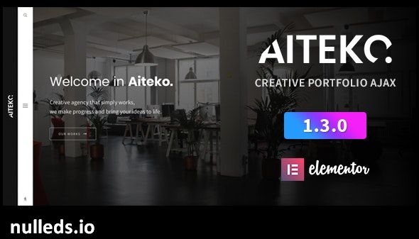 Aiteko - Creative Portfolio Ajax Elementor WordPress Theme