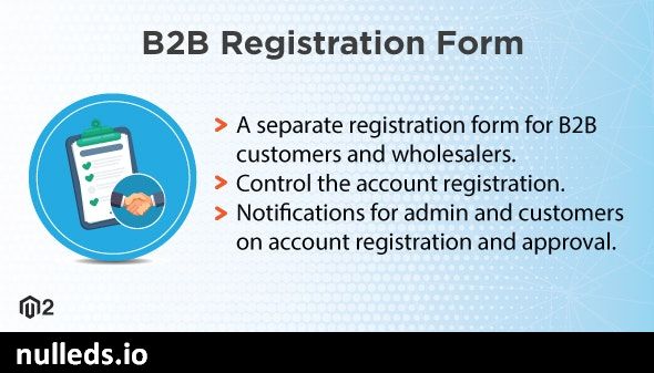 Magento 2 B2B Registration Form