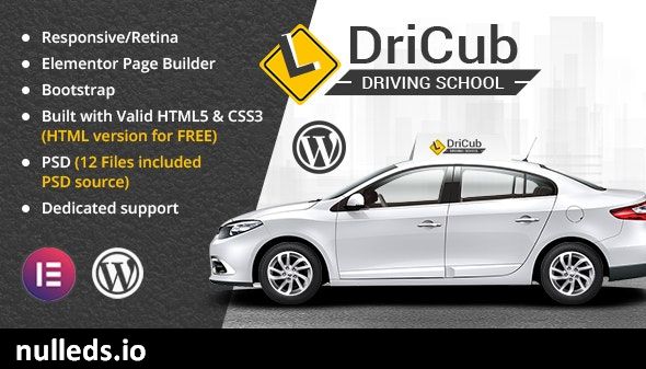 DriCub - Driving School WordPress Theme