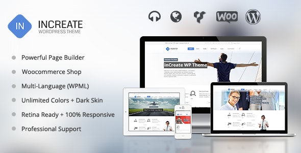 inCreate - Responsive MultiPurpose WordPress Theme