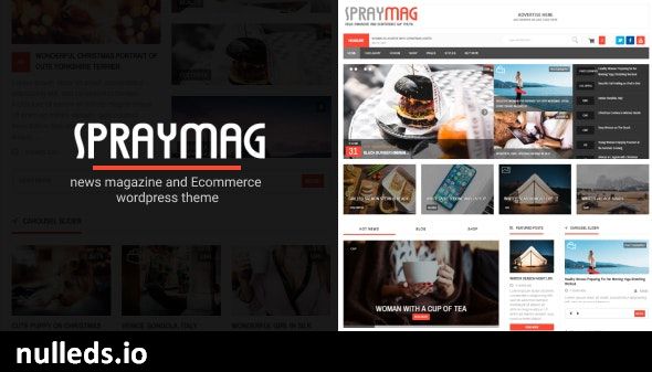 Spraymag - eCommerce, Magazine, Responsive Blog Theme