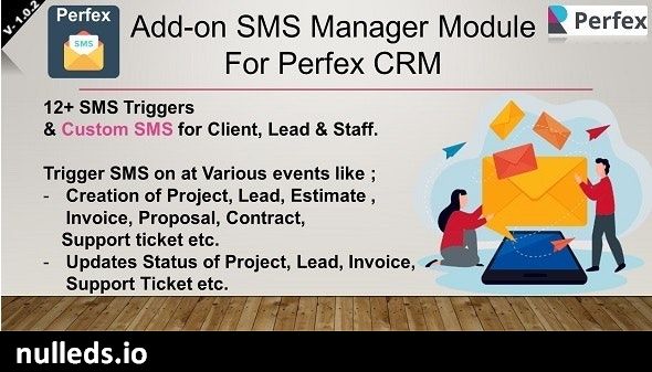 Add-on SMS Manager Module for Perfex CRM