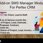 Add-on SMS Manager Module for Perfex CRM