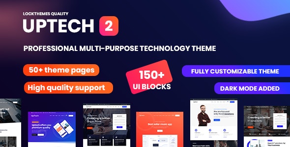 Uptech -  IT Solutions & Services WordPress Theme