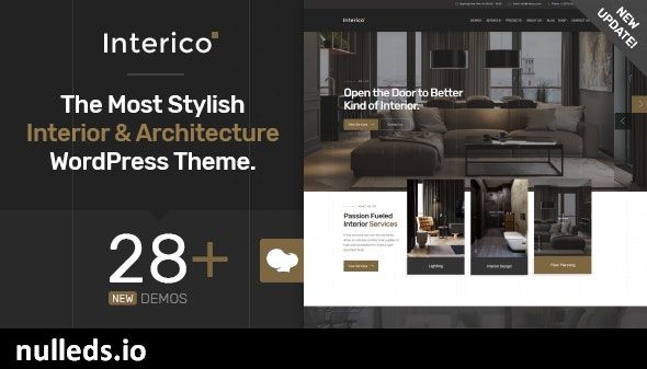 Interico - Interior Design & Architecture WordPress Theme