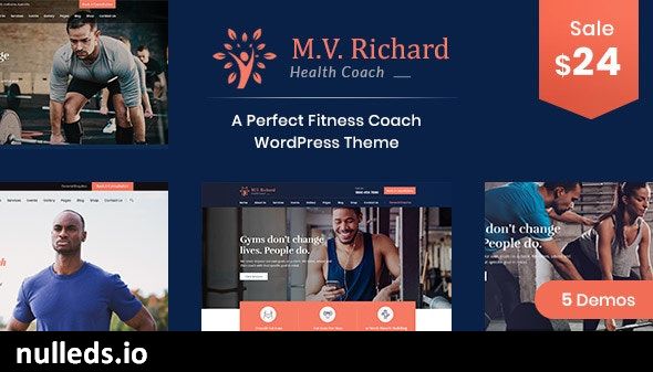 MV Richard - Health and Fitness WordPress Theme