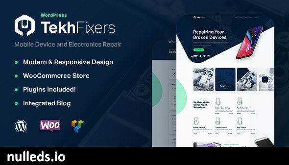 TekhFixers - Mobile Device Repair WordPress Theme