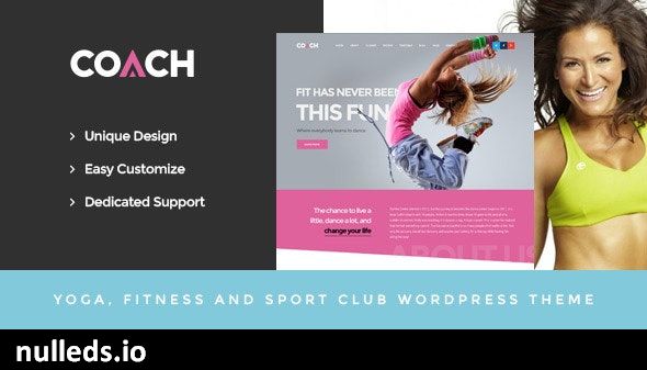 Coach - Sport & Fitness WordPress Theme