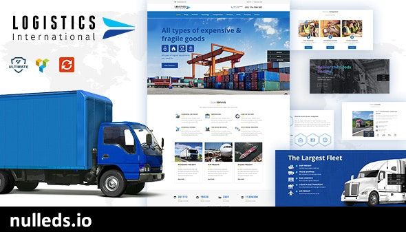 Logistics wordpress theme