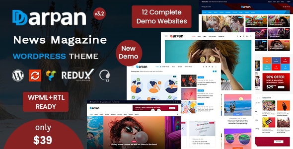 Darpan - News Magazine WordPress Theme