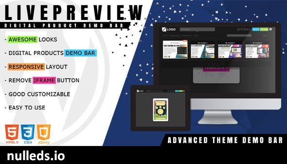 LivePreview - Theme Demo Bar for WordPress