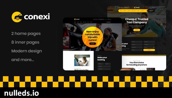 Conexi - Taxi Booking Service WordPress Theme