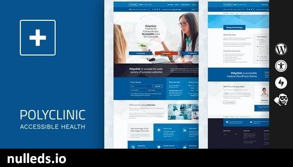 Polyclinic - Accessible Medical WordPress Theme