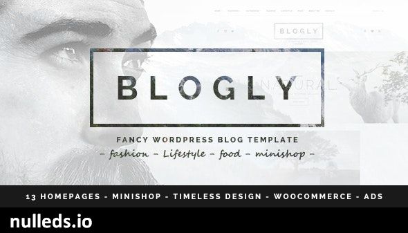 Blogly - Fancy WordPress Blog Theme