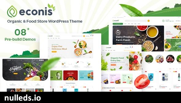 Econis – Organic & Food Store WordPress Theme