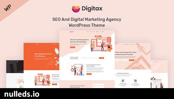 Digitax - SEO & Digital Marketing Agency WordPress Theme