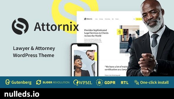 Attornix - Lawyer WordPress Theme