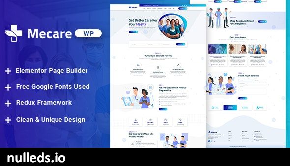 Mecare – Hospital and Health WordPress Theme