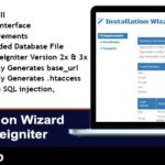 Installation Wizard - CodeIgniter