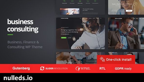 Business Consulting - WordPress Theme for Personal Coaching, Motivation and Training