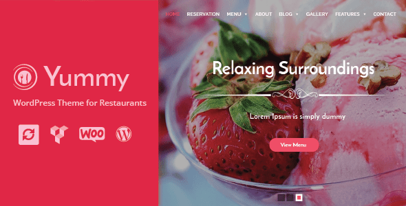 Yummy - Restaurant & Food Ordering WordPress Theme + WooCommerce