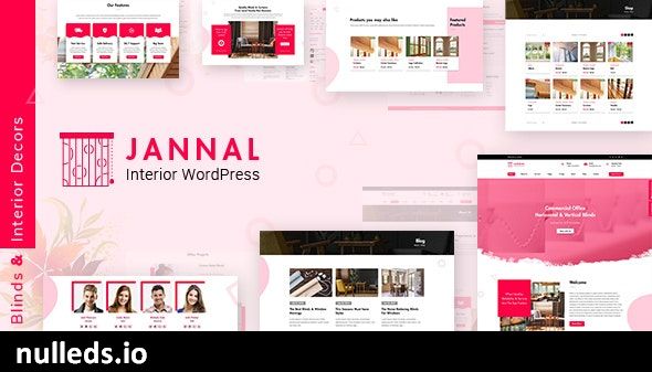 Jannal - Windows Curtains & Doors Service WordPress Theme