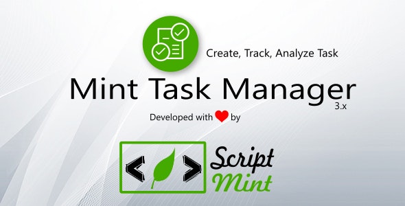 Mint Task Manager - Task Progress Tracking, User Rating & Analysis