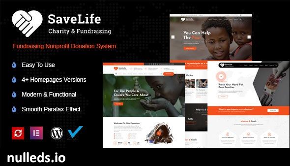 Savelife - Charity & Donation WordPress