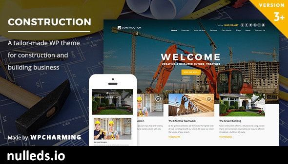 Construction WordPress Theme Free Download