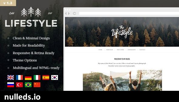 The Lifestyle - Vintage & Simple WordPress Blog Theme