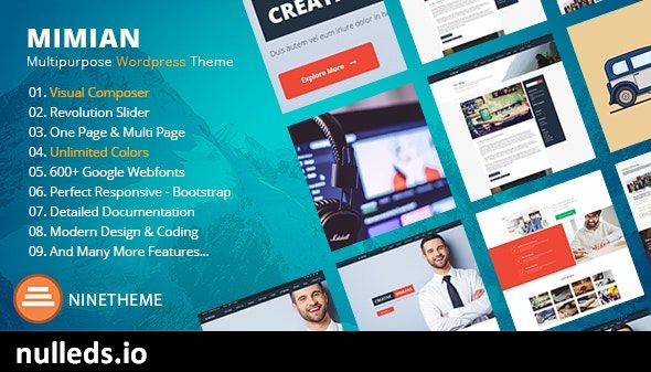 Mimian - Business WordPress Theme