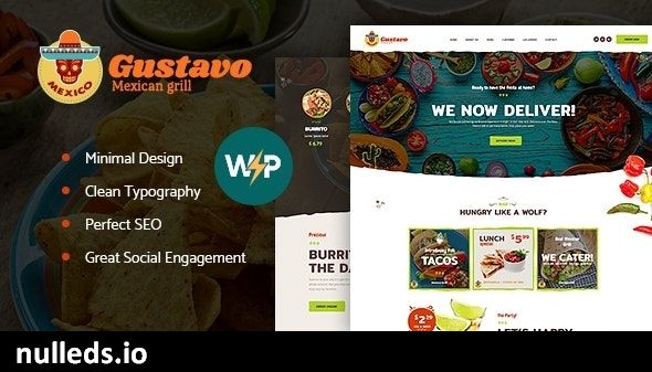 Gustavo | Mexican Grill, Bar & Restaurant WordPress Theme