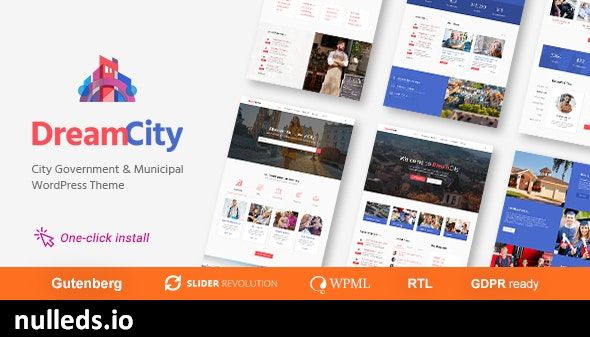 Dream City - Town Portal & Government Municipal WordPress Theme